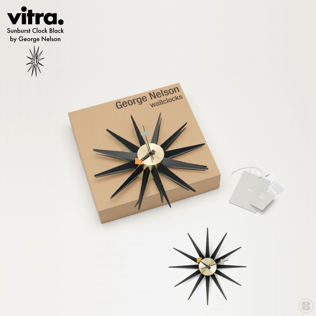 Vitra ヴィトラ Sunburst Clock サンバー