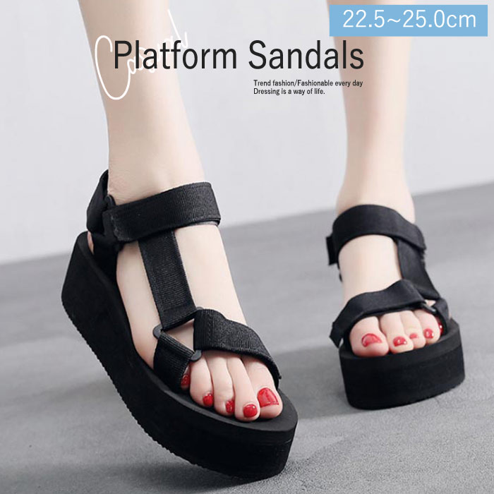 在庫限り！【クーポンで半額★995円！】 サンダル レディース 厚底 スポーツサンダル ウィメンズ シューズ カジュアル ビーチ アウトドア レジャー 靴^pr008^のサムネイル