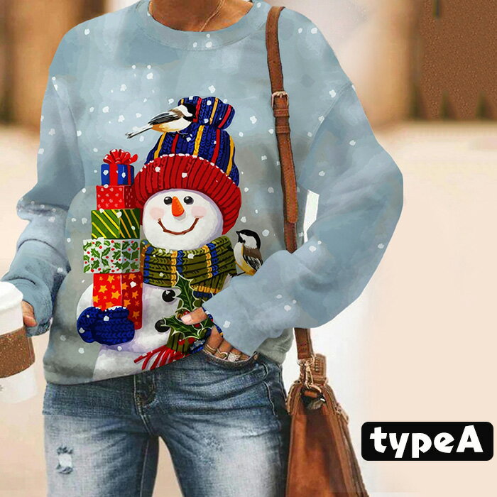 クリスマス衣装 レディース トップス 長袖Tシャツ 秋冬 サンタ服 クリスマス衣装 ...