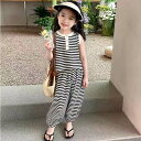 【新発売記念価格!】セットアップ キッズ ベビー服 女の子 tシャツ ガウチョパンツ ストラップ 子供服 ジャージ 上下セット 夏服 おしゃれ 可愛い トップス...