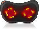 【新発売限定記念価格!】マッサージ枕 マッサージ器 マッサージクッション スピード調節 解消グッズ 家庭用 職場用 車用 敬老の日 首マッサージャー ヒーター付...