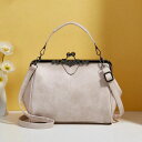 【在庫処分価格】ガマ口バッグ がま口 ショルダーバッグ レディース トートバッグ ハンドバッグ かわいい 人気 通勤通学 PUレザー オシャレ ヴィンテージ 防水 軽い プレゼント ガマ口バッグ ブランド 肩掛け 斜め掛け(4)