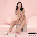 【最大P57倍,実質3909円 8/11 まで】ルームウェア レディース 上下セット セットアップ レディース 春 夏 かわいい 半袖 涼しい お洒落 プレゼン...