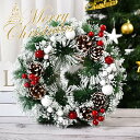 【新発売限定記念価格!】リース クリスマスリース 玄関 オーナメント 壁掛け ドアリース 結婚祝い オープン 開店祝い 誕生日プレゼント お祝い ギフト 贈り物 おしゃれ クリスマスプレゼント X'mas christmas wreath ナチュラルリース 直径23cm 店舗 装飾 壁飾り