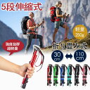 【新商品入荷】トレッキングポール 登山ストック トレッキングステッキ 収納ケース付き アウトドア ハイキング 超軽量アルミ製 高強度 折り畳み