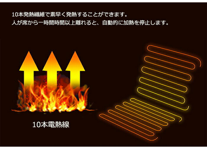 【新発売記念価格！】車用 シートヒーター 運転席+助手席 2枚セット 12V 暖かいフランネル 車載 シートヒーター 車用 ホットカーシート カーシートカバー 過熱防止 ヒートシート 温度調整機能 暖房 車載用 カーシート 滑り止め カーシート 2段階温度調節