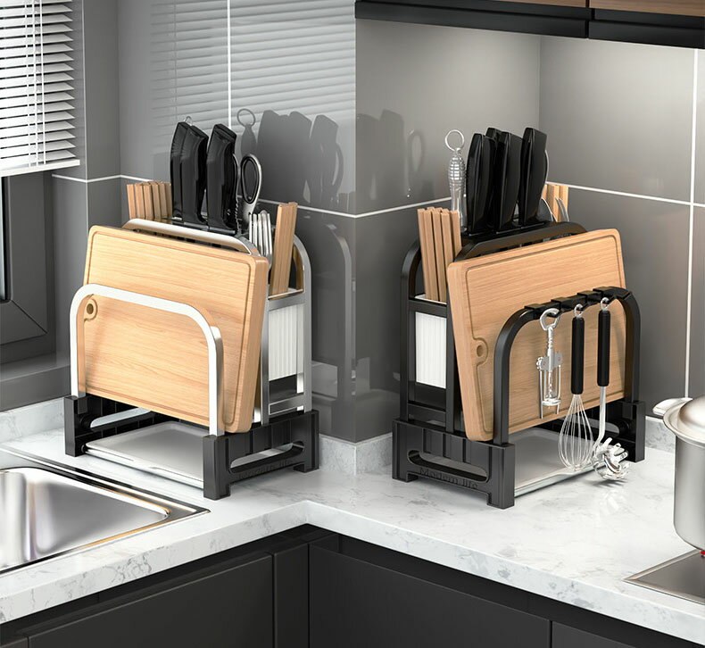 キッチンツールフック ウォールフック フック 水切りかご 鍋蓋スタンド 箸立て ステンレススチール 移..