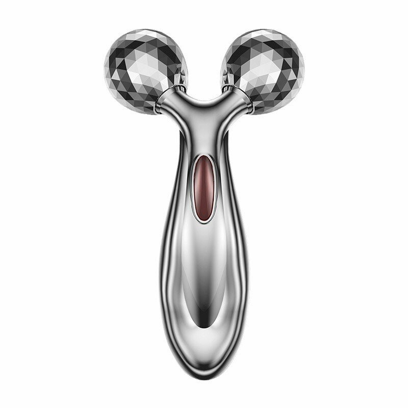 楽天ShinySelect【新商品入荷】美顔ローラー フェイスローラー 小顔ローラー 小サイズ美容ローラー 脂肪セルライトを解消 フェイス＆ボディー用 マッサージローラー Y字型 3D 充電不要 美顔器 美容器 フェイス ボディーローラー マイクロカレント 美肌 むくみ防止