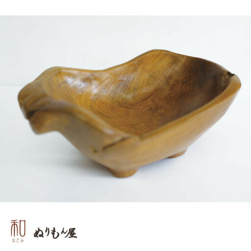 ボウル 調度品 【インドネシア・チーク材】〜送料無料〜サイズ 40x25x16cm ボウル 調度品 【インドネシア・チーク材】〜送料無料〜サイズ 40x25x16cm