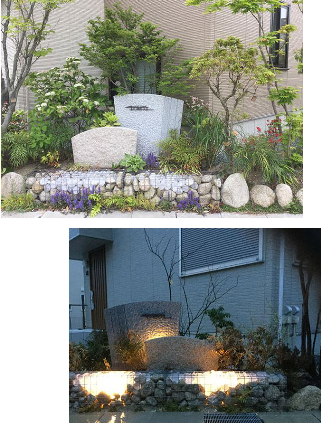 建築金物　SHOPの【メーカー直送品】【送料無料】ラクラム　石積みボックス　ユニソン　ロックガーデンボックス｜アングル3