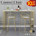 SS期間限定10%OFF★カウンターチェア 1脚 バーチェア ハイチェア 椅子 イス いす 背もたれ付き おしゃれ 北欧 アイアン スチール ハイチェア ハイスツール BAR CHAIR 座面高さ75cm バーカウンターチェア ホテル テラス 店舗用 業務用 カフェ風 シンプル 単品