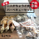 【期間限定!ポイント5倍】海鮮バーベキューセット 二人用 BBQ bbq バーべキュー 北海道産 ほたて かき つぶ いか えび