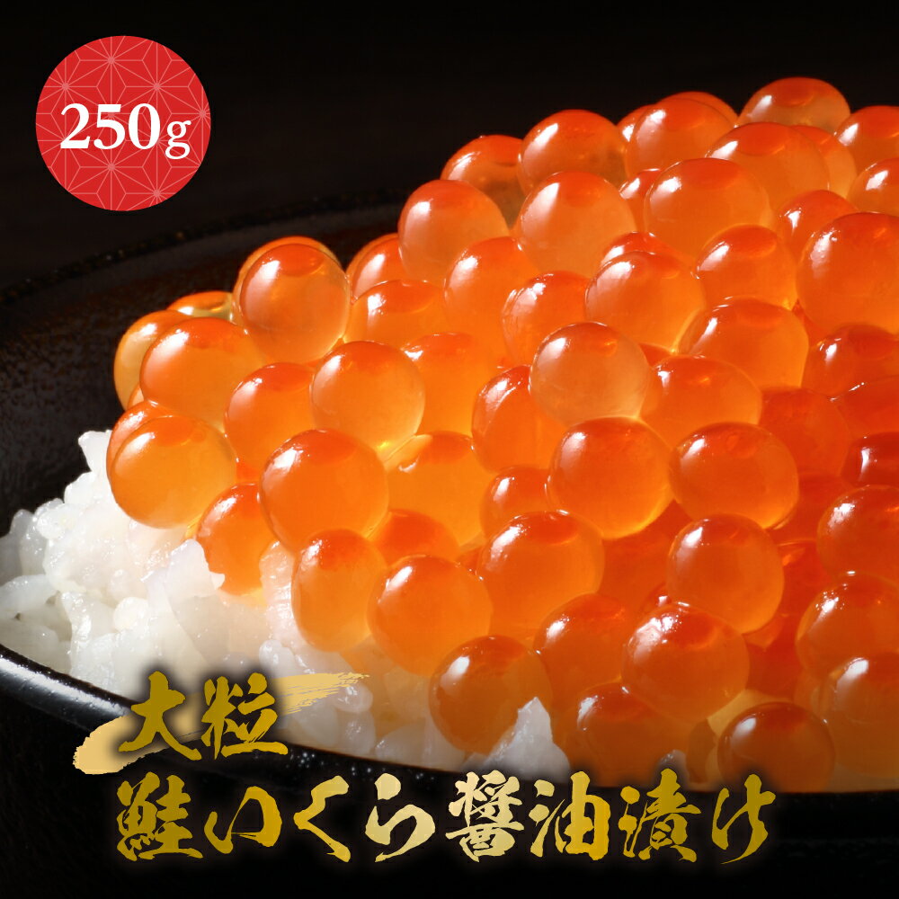 いくら 大粒 鮭いくら醤油漬け 250g 