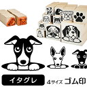 イタグレ・ウィペット イラスト ゴム印【角印 16mm 油性インク 対応】かわいい 犬 ドッグ 動物 雑貨 グッズ ハンコ スタンプ 可愛い プレゼント ギフト 贈り物 買い回り ポイント消化 送料無料 結婚祝い 母の日