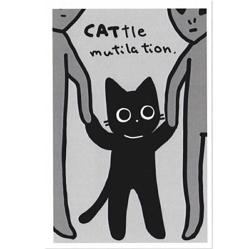chaco ポストカード CATtle mutilation 【同梱B】