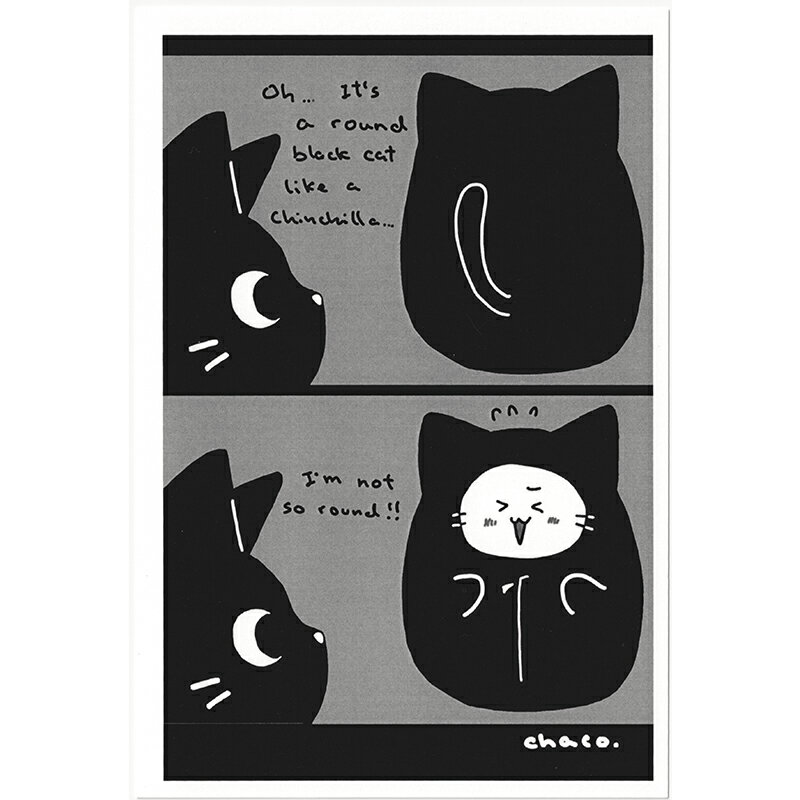 chaco ポストカード round cat 【同梱B】