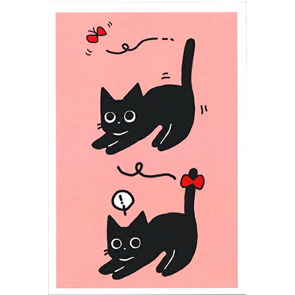 chaco ポストカード しっぽにリボン 【同梱B】