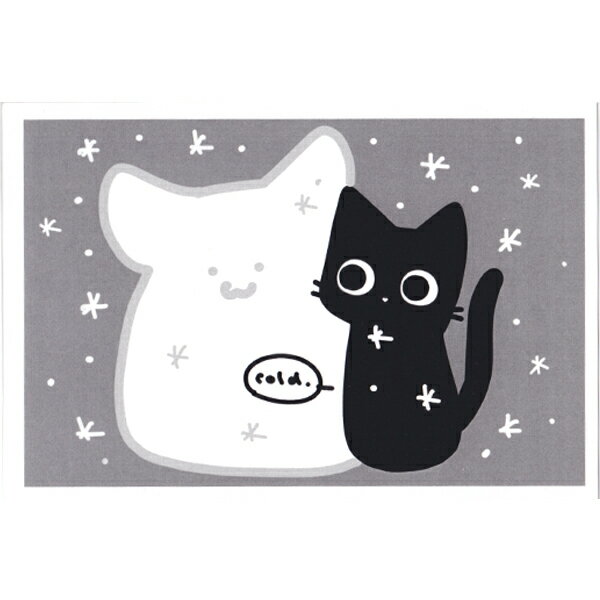 chaco ポストカード 雪だるま 【同梱B】