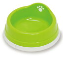 滑り止め付きのカラフルで、ちょっと大きめなゴハン皿。 猫ちゃんの水飲み用のお皿に最適サイズです。 サイズ：　178φ×H74mm 材質：本体/ポリプロピレン、すべり止め/シリコン