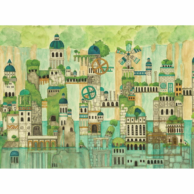 空想街雑貨店 ポストカード 失われた水の文明 【同梱A】