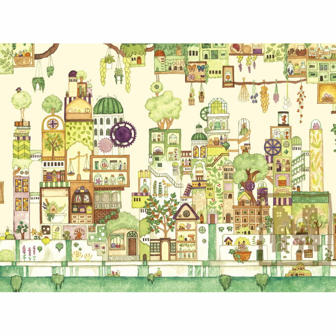 空想街雑貨店 ポストカード 老舗薬局の秘密横丁 【同梱A】