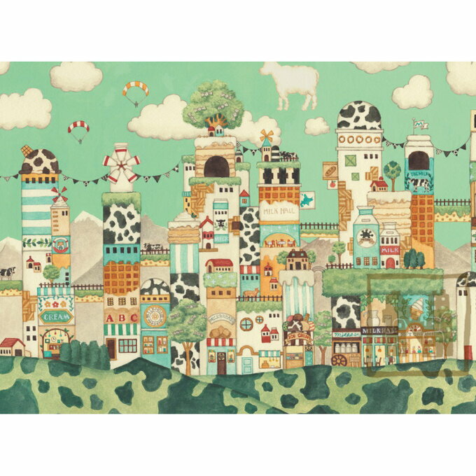 空想街雑貨店 ポストカード ミルクの文明 【同梱A】