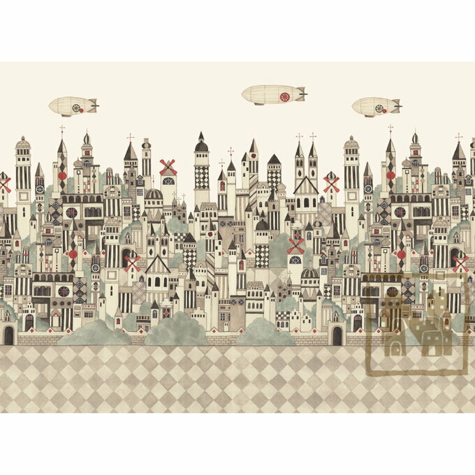 空想街雑貨店 ポストカード モノクロームの街 【同梱A】