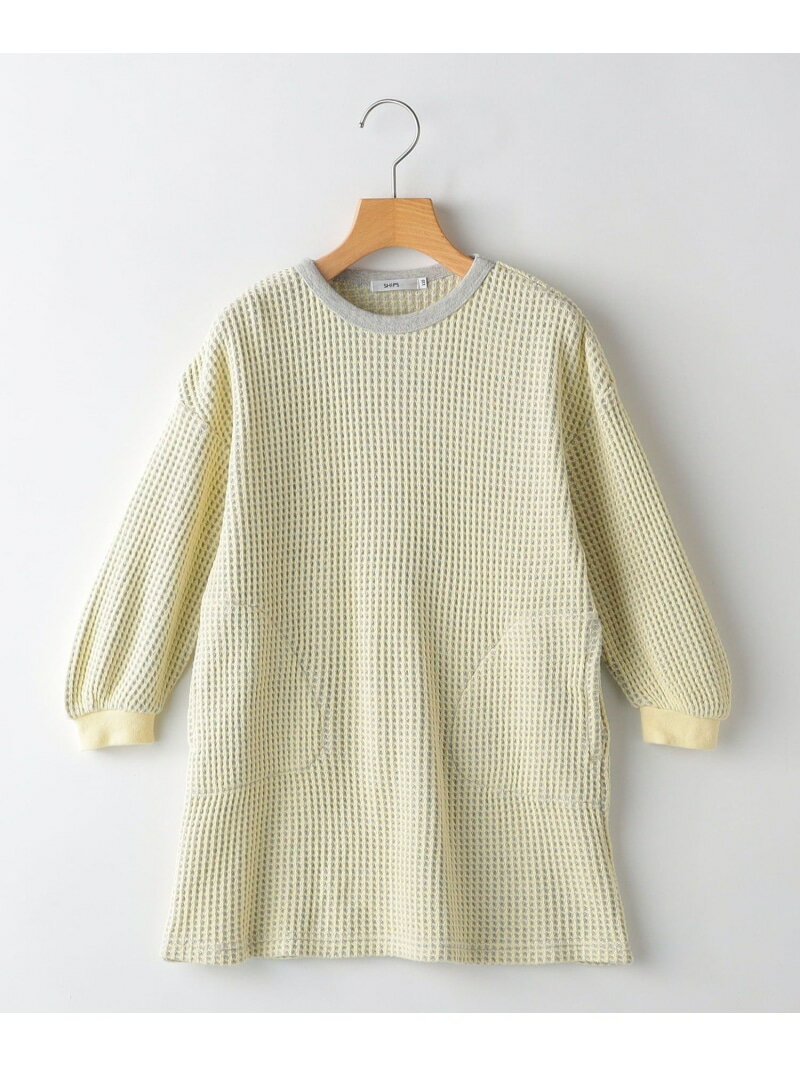 【SALE／60%OFF】SHIPS KIDS:100~130cm / ポコポコ ワッフル ワンピース SHIPS KIDS シップス ワンピー..