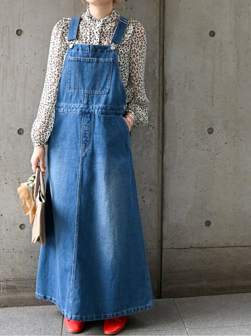 【SALE／30%OFF】SHIPS any:＜ウォッシャブル＞フレア ジャンパースカート[SHIPS any DENIM] SHIPS any シップス ワンピース・ドレス ジャンパースカート ホワイト ブルー【RBA_E】【送料無料】[Rakuten Fashion]