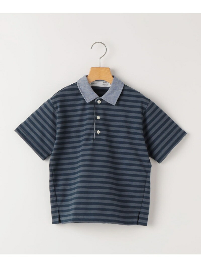 樂天商城 - THYARD:100~130cm / ボーダー ポロシャツ SHIPS KIDS シップス トップス ポロシャツ ホワイト ネイビー ブラウン【送料無料】[Rakuten Fashion]