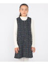 【SALE／40%OFF】SHIPS KIDS:140~150cm / ツイード ワンピース SHIPS KIDS シップス ワンピース・ドレス ジャンパースカート ネイビー【RBA_E】【送料無料】[Rakuten Fashion]