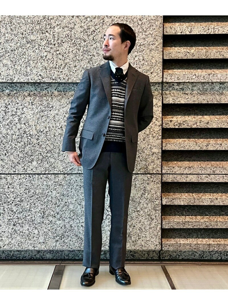 Southwick: AMERICAN WOOLEN COMPANY フランネル 3B スーツ SHIPS MEN シップス スーツ・フォーマル セットアップスーツ グレー ネイビー【送料無料】[Rakuten Fashion]