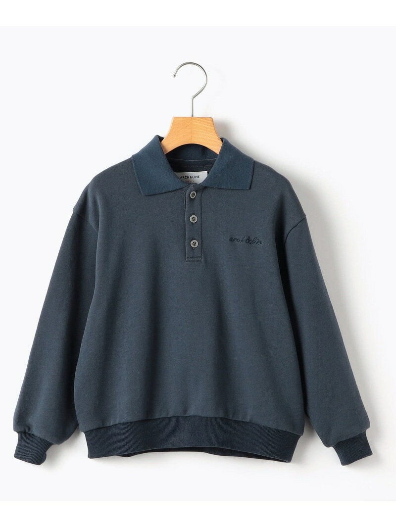 【別注】ARCH&LINE:140~160cm / コットン ポロ スウェット SHIPS KIDS シップス トップス スウェット・トレーナー ベージュ【送料無料】[Rakuten Fashion]