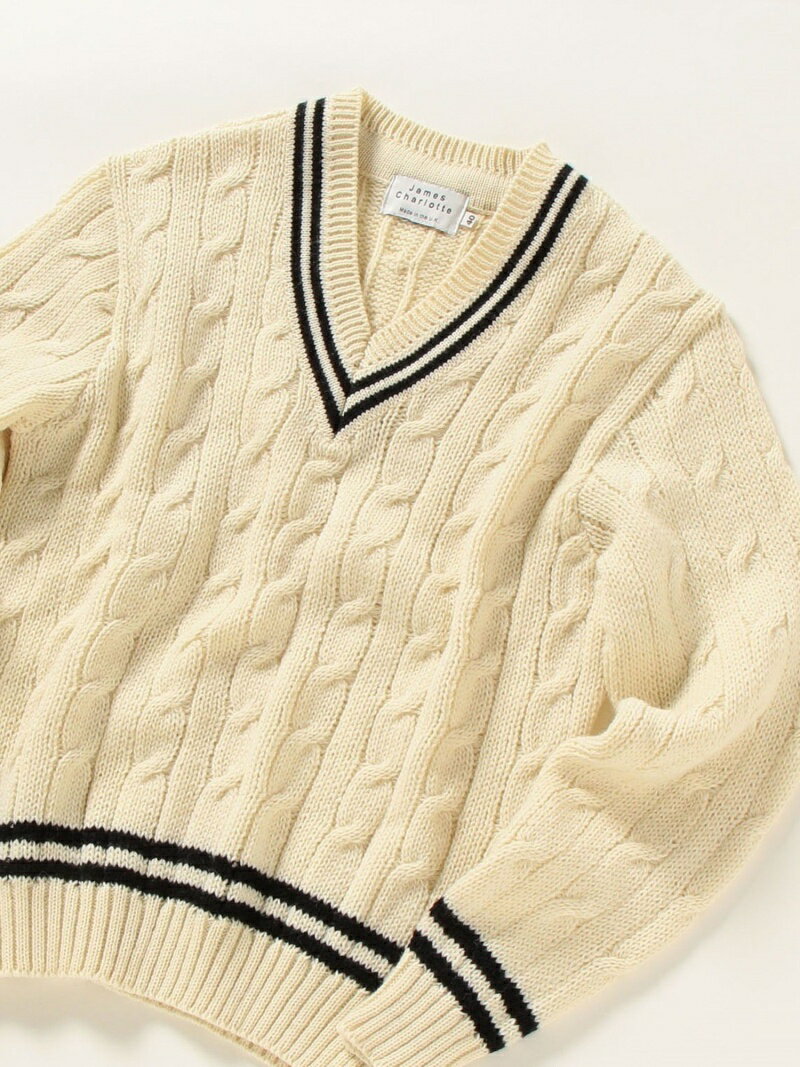 【SHIPS any別注】James Charlotte: チルデン セーター/ニット SHIPS any シップス トップス ニット ブラウン グレー【送料無料】[Rakuten Fashion]のサムネイル