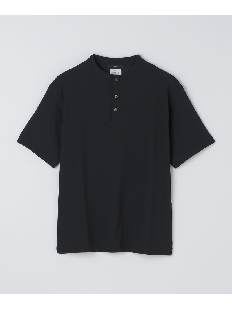 【SALE／40%OFF】SHIPS:＜UVカット/遮熱/吸水速乾＞BODYSHELL(R) EX ヘンリーネック Tシャツ SHIPS MEN シップス トップス カットソー・Tシャツ ブラック ホワイト【RBA_E】【送料無料】[Rakuten Fashion]