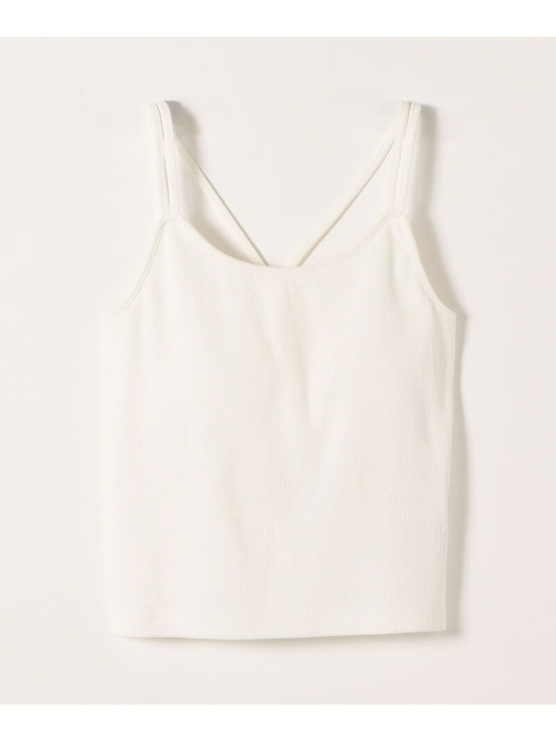 SHIPS any:＜洗濯機可能＞カップ付き ダブル ストラップ ブラキャミソール SHIPS any シップス インナ..