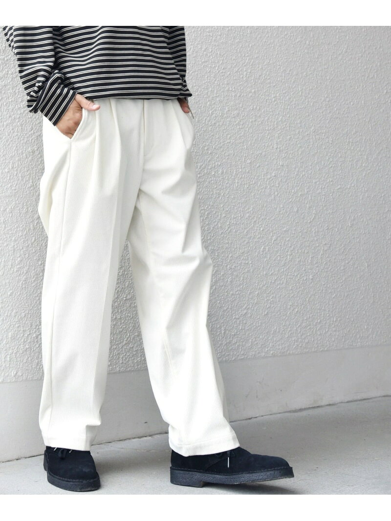 SHIPS any:<洗濯機可能>SOLOTEX(R) コーデュロイ セミワイド イージーパンツ(セットアップ対応)◇ SHIPS any シップス パンツ そ...