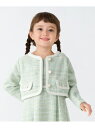 SHIPS Colors: 110~130cm / オケージョン ツイードライク ジャケット SHIPS Colors シップス ジャケット・アウター ノーカラ...