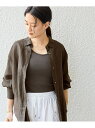 オーガニック コットン タンクトップ 23SS ◇ SHIPS WOMEN シップス トップス ノースリーブ・タンクトップ グレー ホワイト ベージュ ブルー[Rakuten Fashion]