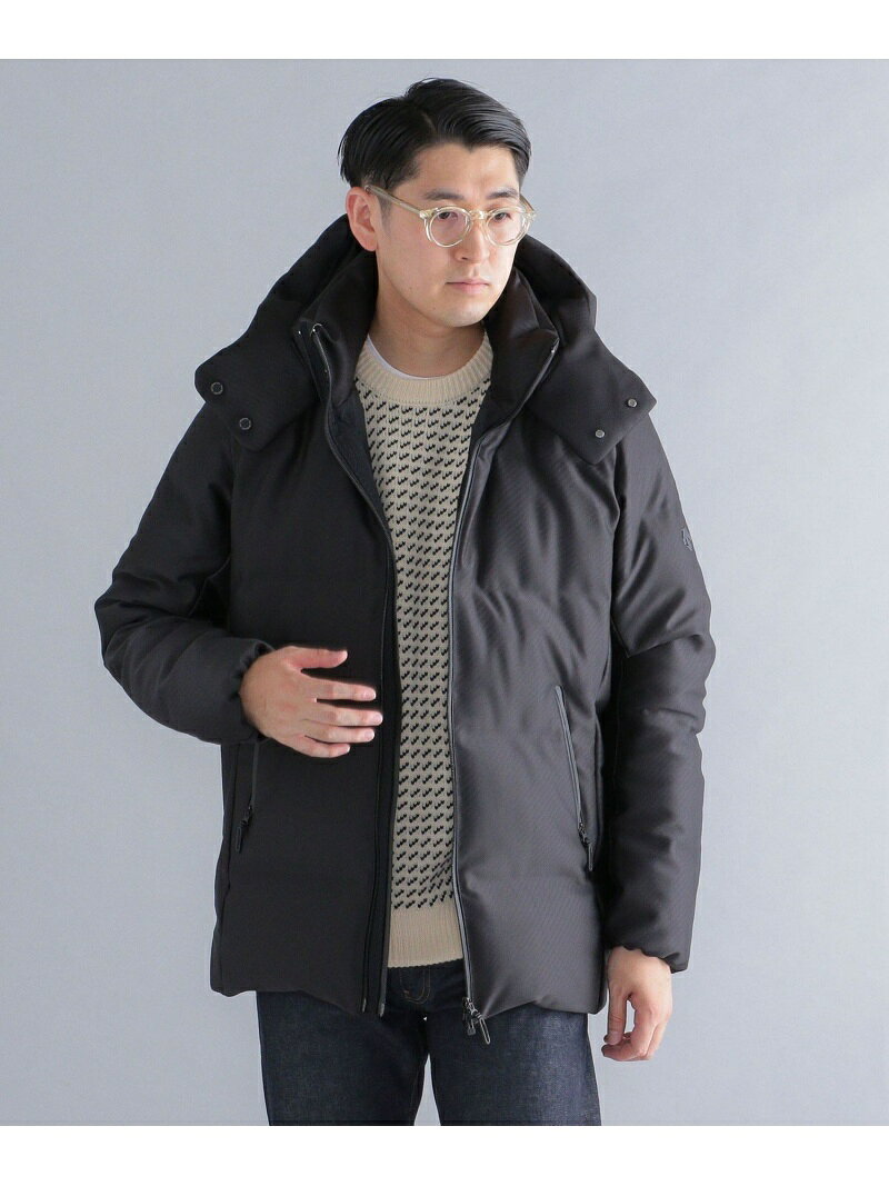 【SHIPS別注】DESCENTE ALLTERRAIN: 水沢ダウン ハーフコート ANCHOR SHIPS シップス ジャケット・アウター ダウンジャケット・ダウンベスト ブラック【送料無料】[Rakuten Fashion]