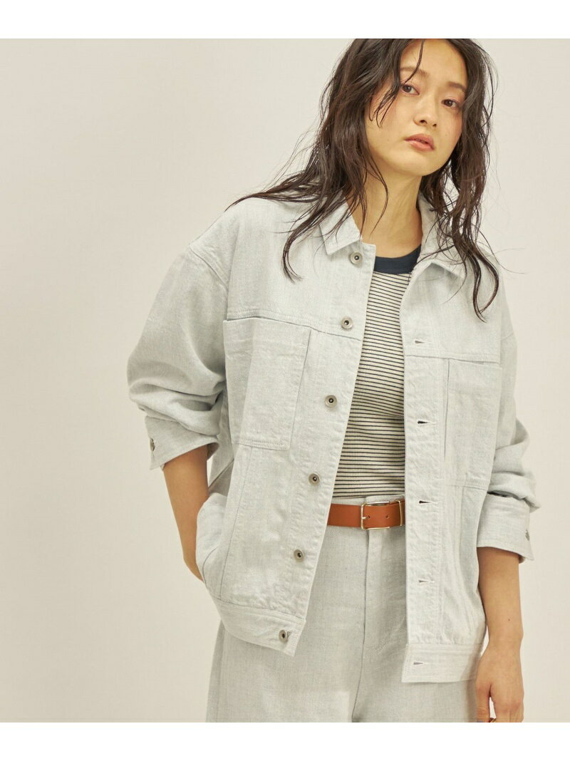 【SALE／40%OFF】＜手洗い可能＞オーバーサイズ Gジャン right blue ◇ SHIPS WOMEN シップス ジャケット・アウター ムートンコート ブルー【RBA_E】【送料無料】[Rakuten Fashion]