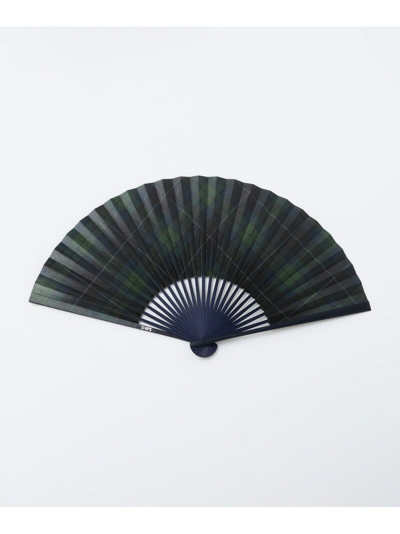 【SHIPS別注】宮脇賣扇庵: 50th ANIVV タータンチェック SHIPS MEN シップス ファッション雑貨 その他のファッション雑貨 ネイビー【送料無料】[Rakuten Fashion](4)