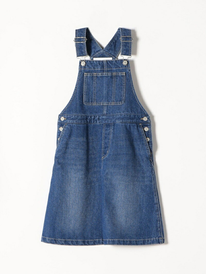 【SALE／70%OFF】SHIPS any: ＜ウォッシャブル＞ジャンパースカート[SHIPS any DENIM]＜KIDS＞◇ SHIPS any シップス ワンピース・ドレス ジャンパースカート ブルー ホワイト【RBA_E】[Rakuten Fashion]
