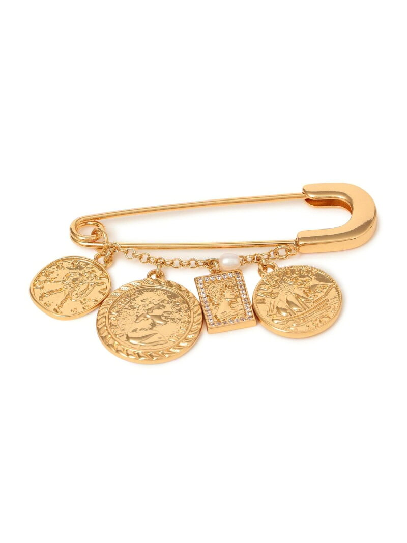 乐天商城 - コイン キルト ピン SHIPS WOMEN シップス アクセサリー・腕時計 ブローチ・コサージュ・バッジ ゴールド【送料無料】[Rakuten Fashion]