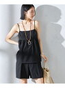 <手洗い可能>セットアップ スイムウェア(キャミ&ショートパンツ) SHIPS WOMEN シップス 水着・スイムグッズ その他の水着・スイムグッズ ブラウン ...