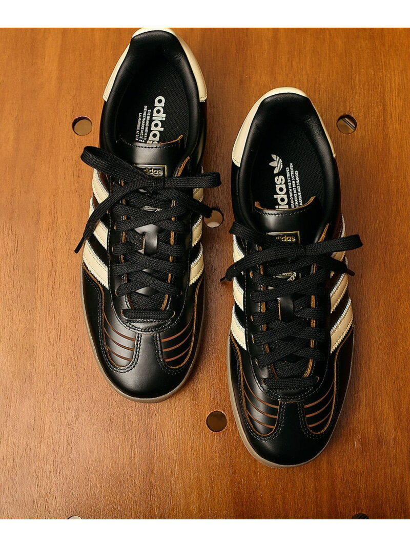 【SHIPS EXCLUSIVE】adidas: GAZELLE INDOOR LEATHER SHIPS MEN シップス シューズ・靴 スニーカー ブラック ブラウン【送料無料】[Rakuten Fashion]