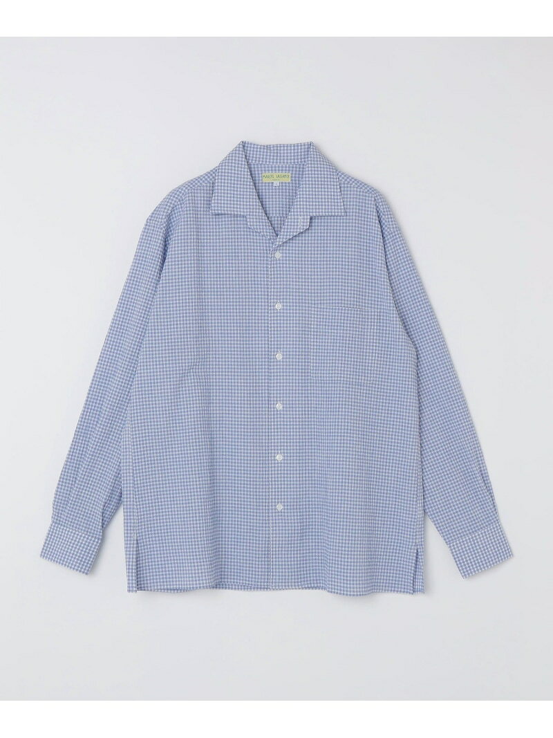 乐天商城 - MARCEL LASSANCE: SHIRT OUTER SQUARE SUCKER SHIPS MEN シップス トップス シャツ・ブラウス ブルー【送料無料】[Rakuten Fashion]