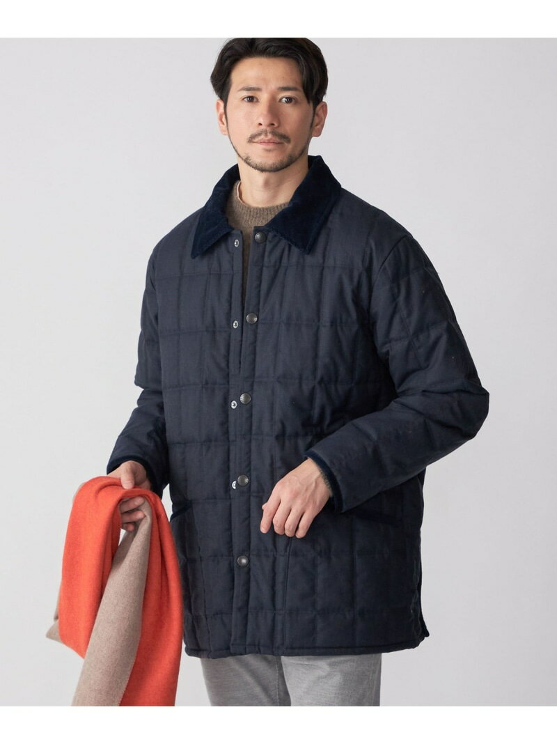 【SALE／30 OFF】【SHIPS別注】Barbour: LIDDESDALE/リッズデイル ウール/ポリエステル キルティング ジャケット SHIPS シップス ジャケット アウター テーラードジャケット ブレザー ネイビー グレー グリーン【RBA_E】【送料無料】 Rakuten Fashion