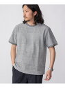 シップス 【SALE／30%OFF】SHIPS: リンクス ジャカード ブロック クルーネック Tシャツ SHIPS シップス トップス カットソー・Tシャツ レッド ホワイト ネイビー【RBA_E】【送料無料】[Rakuten Fashion]