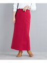 ＜手洗い可能＞ヘビーミラノリブタイトスカート SHIPS WOMEN シップス スカート その他のスカート ピンク ブラウン ブルー